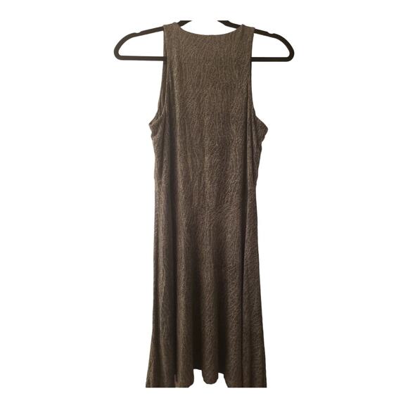 Athleta Santorini Thera Printed Dress Mojave Laurel Olive Print Size Small - Picture 2 of 5